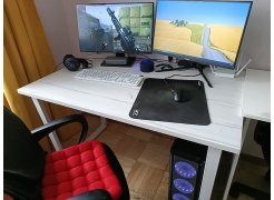 Стол Лота Лофт 140 25 мм черный матовый / бетон фото покупателя 217