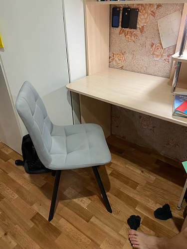 Комплект стульев Чилли 2 шт бежевый / черный фото покупателя 1269