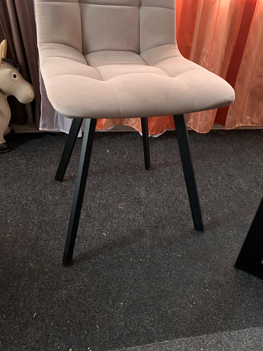 Комплект стульев Чилли 2 шт бежевый / черный фото покупателя 828