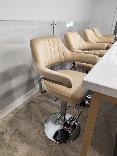 Барный стул 5019-LM Charly кремовый / хром фото покупателя 2