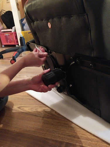 Компьютерное кресло Blok red / black фото покупателя 30