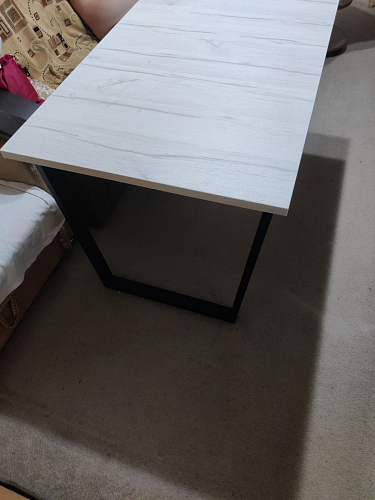 Деревянный стол Лота Лофт 120x75 дуб крафт табачный / черный матовый фото покупателя 381