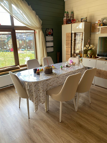 Стул на металлокаркасе Kora green / black фото покупателя 469