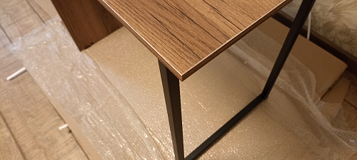 Письменный стол Челси Лофт дуб делано светлый / белый матовый фото покупателя 25