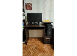 Компьютерный стол Джаз-24 левый белый фото покупателя 81