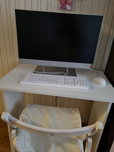 Стол письменный Kiwi дуб молочный  - Уцененный экземпляр фото покупателя 7