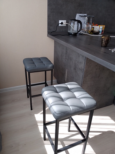 Барный стул Лофт катания минт / белый матовый фото покупателя 327