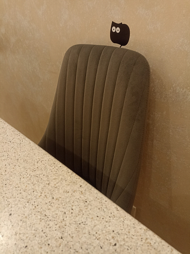 Стул на металлокаркасе Kora dark gray / black фото покупателя 291