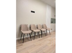 Стул на металлокаркасе Вейв темно-серый / черный фото покупателя 244