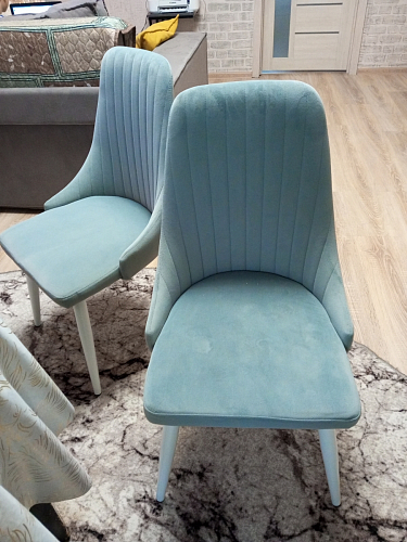 Стул на металлокаркасе Kora white / gray фото покупателя 381