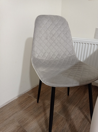 Стул на металлокаркасе Capri blue / white фото покупателя 92