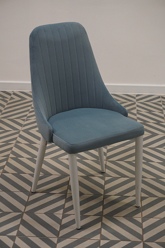 Стул на металлокаркасе Kora beige / black из шоурума 7