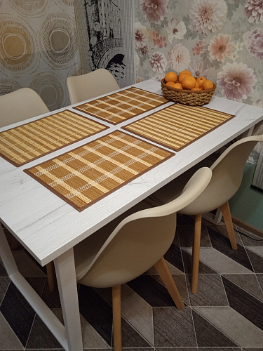 Стол Лота Лофт 120 32 мм бетон / черный матовый фото покупателя 331