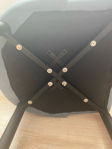 Стул на металлокаркасе Kora gray / black фото покупателя 175