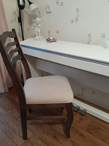 Деревянный стул Амадиу камелия ромб / орех фото покупателя 2