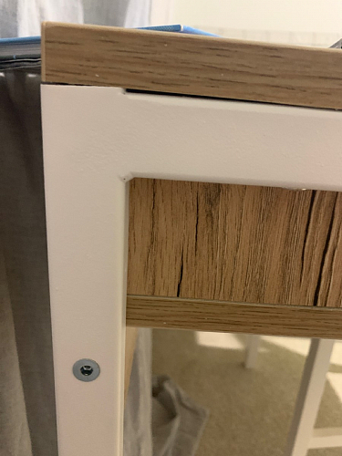 Письменный стол Леон Лофт дуб делано светлый / белый матовый фото покупателя 97