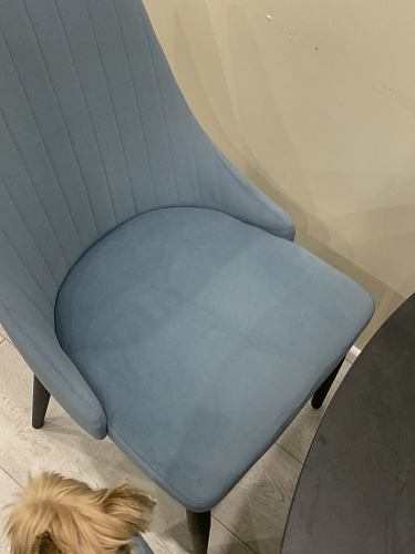 Стул на металлокаркасе Kora light blue / white фото покупателя 481