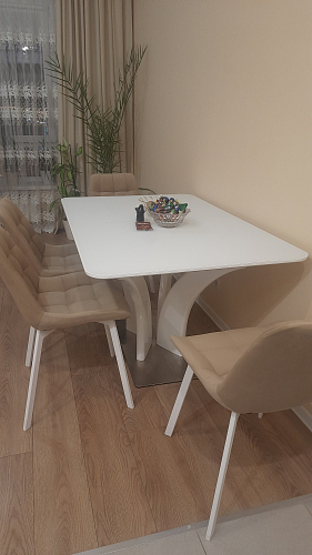 Стул на металлокаркасе Челси велюр коричневый / черный каркас фото покупателя 261