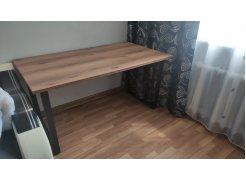 Стол Лота Лофт 140 25 мм черный матовый / бетон фото покупателя 199