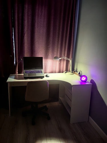 Письменный стол СПм-25 левый белый  - Уцененный экземпляр фото покупателя 72