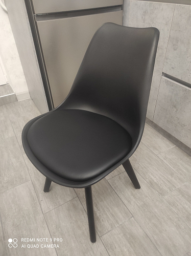 Деревянный стул Bonuss black / black фото покупателя 177