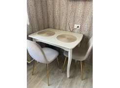 Стул на металлокаркасе Dabl wine red фото покупателя 63