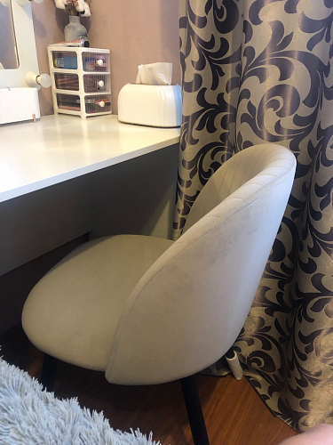 Стул на металлокаркасе Gabi latte / gold / black фото покупателя 772