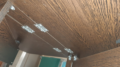 Стол-книжка СтК6 венге / дуб молочный высота 54 см фото покупателя 62