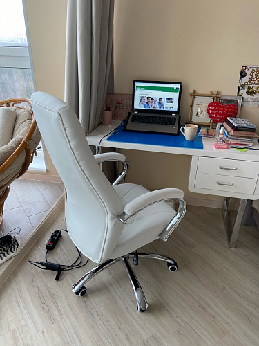 Компьютерное кресло Aragon белое фото покупателя 142