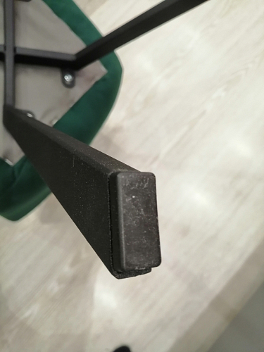 Стул на металлокаркасе Чилли черный / зеленый фото покупателя 1065