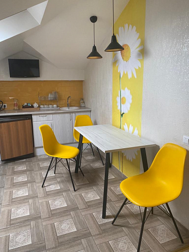 Деревянный стол Барон О 160 х 90 белая пленка шагрень / черный фото покупателя 75