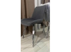 Стул на металлокаркасе Седа К крутящийся светло-серый  / белый фото покупателя 122