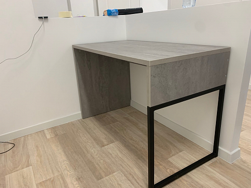 Письменный стол Ниа 115х60 белый / белый матовый фото покупателя 2