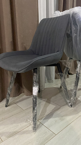 Комплект стульев Вейв 4 шт светло-серый / черный фото покупателя 122