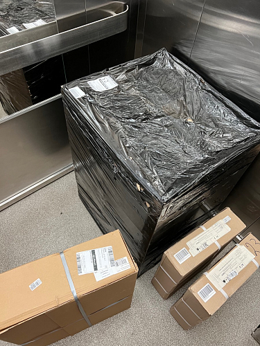 Стул на металлокаркасе Седа К кирпичный / черный фото покупателя 1