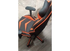 Компьютерное кресло Racer черное / голубое фото покупателя 42