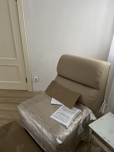 Кресло Карнелла бежевый велюр фото покупателя 1