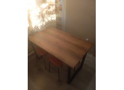 Стол Лота Лофт 140 25 мм юта / белый матовый фото покупателя 484