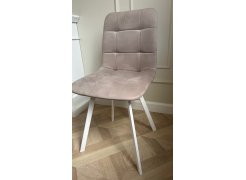 Стул на металлокаркасе Чилли синяя ткань / белый фото покупателя 223