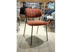 Стул на металлокаркасе Carol терракотовый из шоурума 1