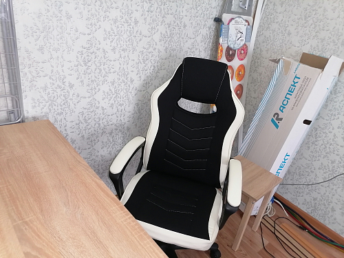 Компьютерное кресло Gamer черное / серое фото покупателя 114