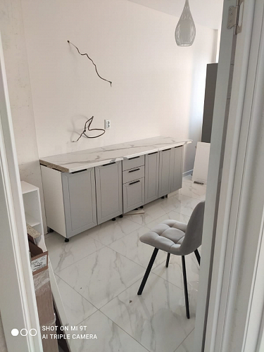 Стул на металлокаркасе Чилли К светло-серый велюр / черный каркас фото покупателя 1110