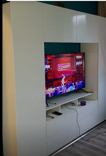 Готовая гостиная Румба белый / белый глянец  - Уцененный экземпляр фото покупателя 117