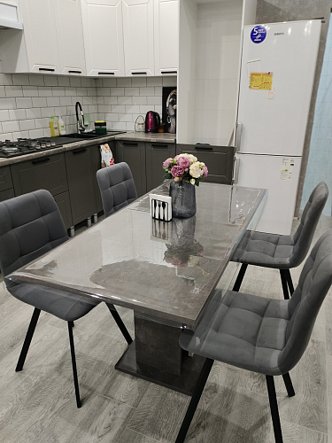 Стул на металлокаркасе Чилли зеленый / черный фото покупателя 1392