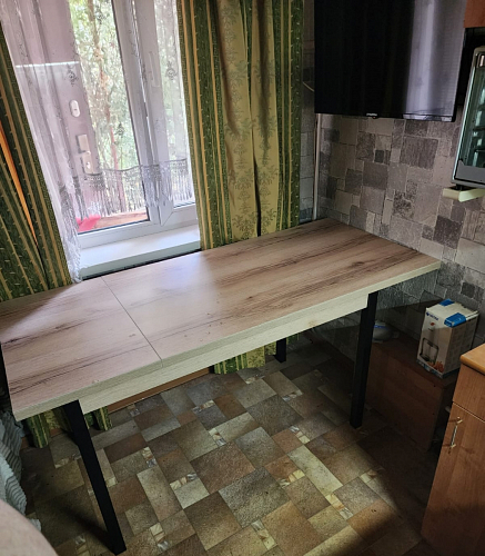 Стол Оригон файерстоун / черный матовый фото покупателя 33