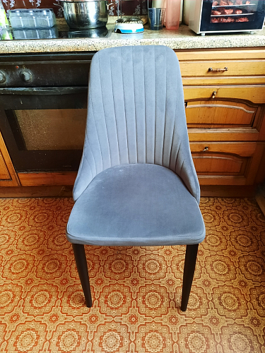 Стул на металлокаркасе Kora beige / black фото покупателя 178