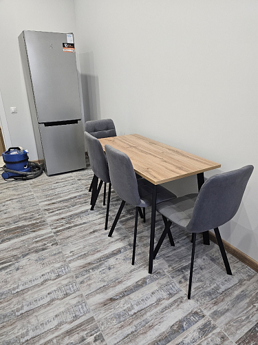 Обеденная группа Эделин темно-серый / дуб вотан / черный матовый фото покупателя 25