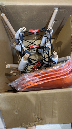 Пластиковый стул Eames PC-015 желтый фото покупателя 121