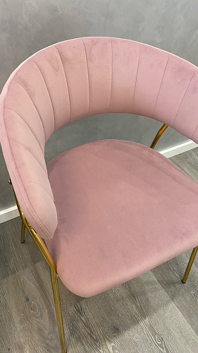 Стул на металлокаркасе Kamelia gold / gray фото покупателя 77