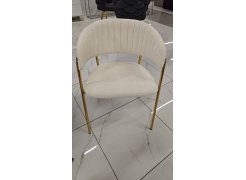 Стул на металлокаркасе Kamelia темно-серый / золотой из шоурума 11